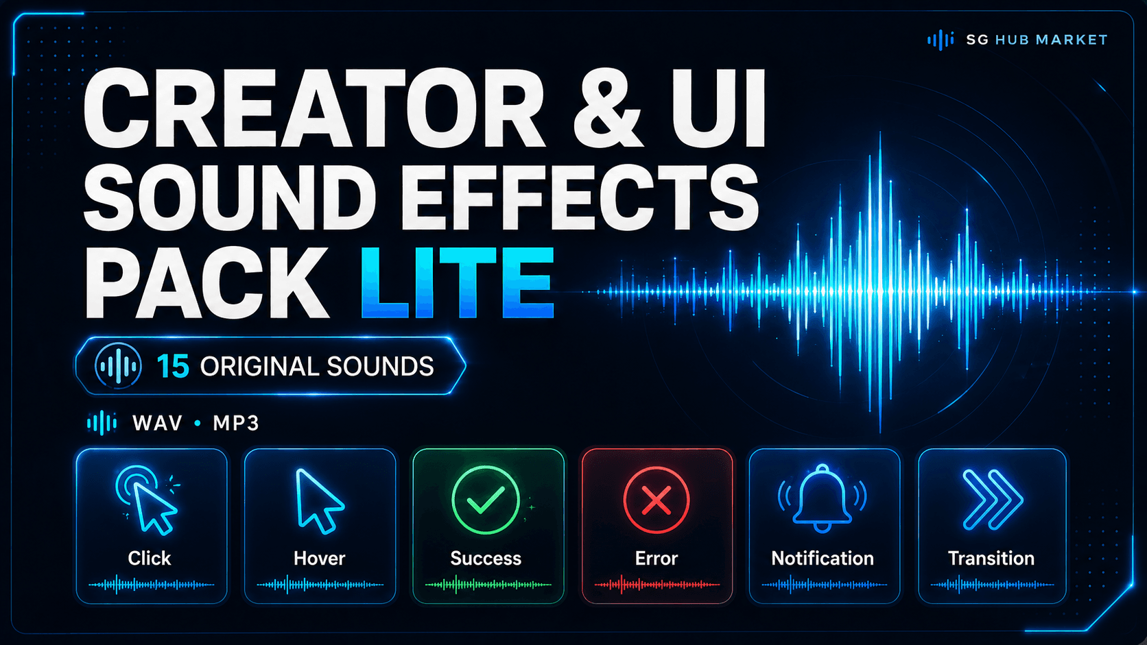 Creator & UI Sound Effects Pack Lite