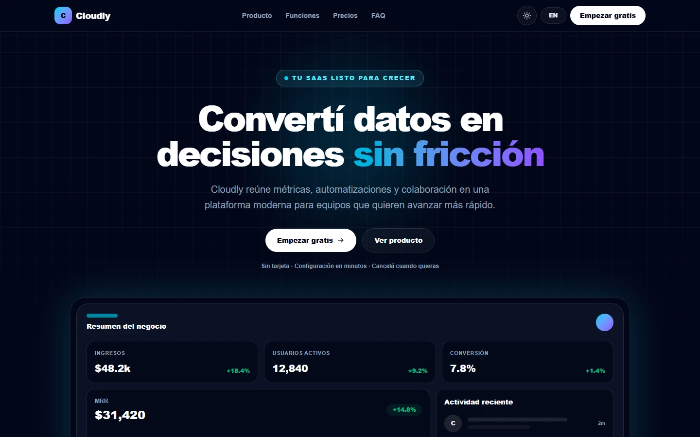 SG SaaS Landing Template
